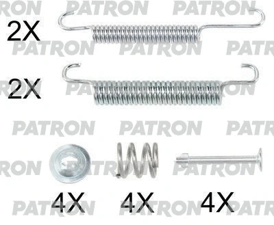 Kit d'accessoires, mâchoires de frein de stationnement PATRON PSRK0225