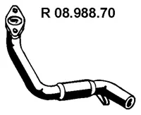 Tuyau d'échappement EBERSPÄCHER 08.988.70
