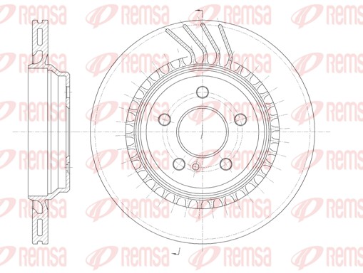 Disque de frein REMSA 6963.10