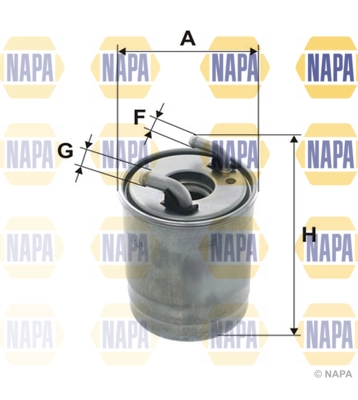 Filtre à carburant NAPA NFF2240