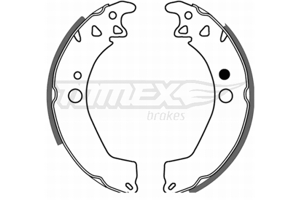 Jeu de mâchoires de frein TOMEX Brakes TX 21-32
