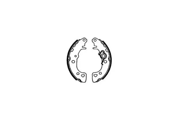 Jeu de mâchoires de frein E.T.F. 09-0401