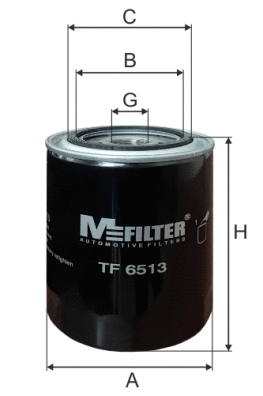 Filtre à huile MFILTER TF 6513