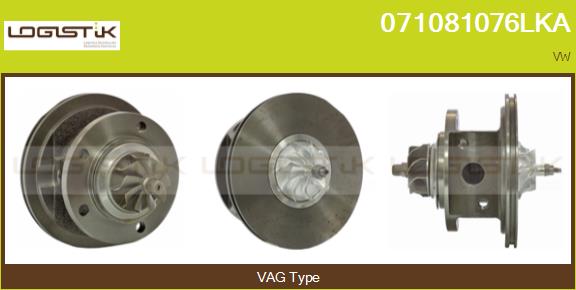 Groupe carter, turbocompresseur LGK 071081076LKA