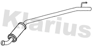 Silencieux central KLARIUS 221730