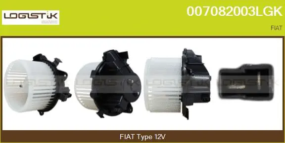 Pulseur d'air habitacle LGK 007082003LGK