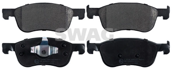 Kit de plaquettes de frein, frein à disque SWAG 33 10 7478