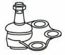 Rotule de suspension FRAP F3093