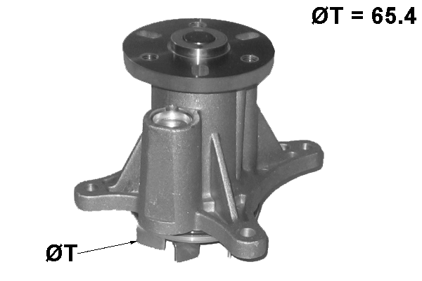 Pompe à eau, refroidissement du moteur TECDRIVE TPAE0098