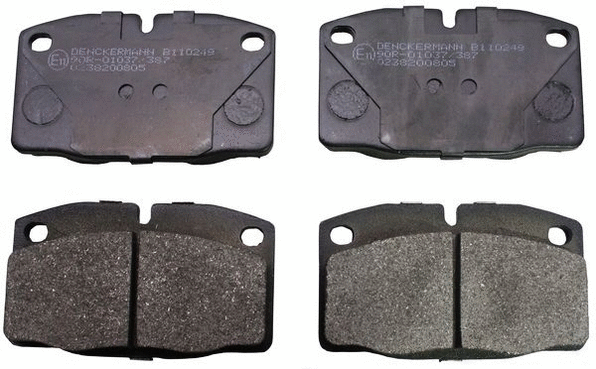 Kit de plaquettes de frein, frein à disque DENCKERMANN B110249