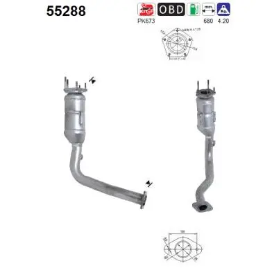 Catalyseur AS 55288
