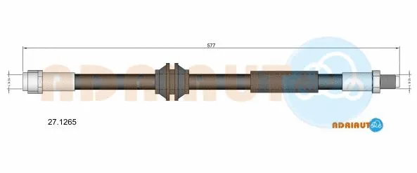 Flexible de frein ADRIAUTO 27.1265