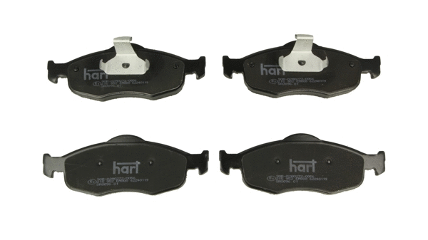 Kit de plaquettes de frein, frein à disque HART 215 952