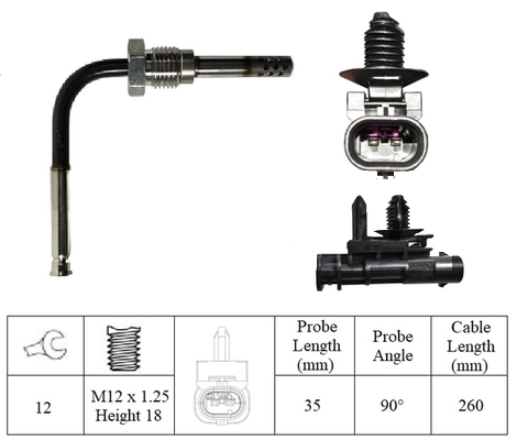 Capteur, température des gaz LEMARK LXT396