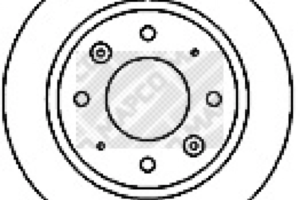 Disque de frein MAPCO 15575