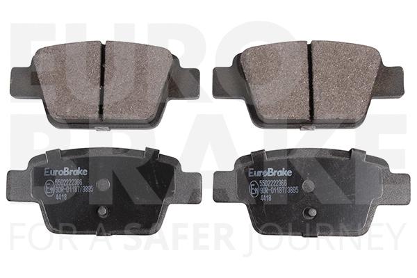 Kit de plaquettes de frein, frein à disque EUROBRAKE 5502222366
