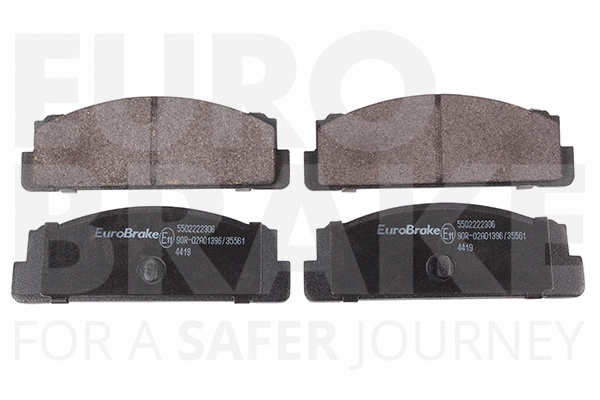 Kit de plaquettes de frein, frein à disque EUROBRAKE 5502222306