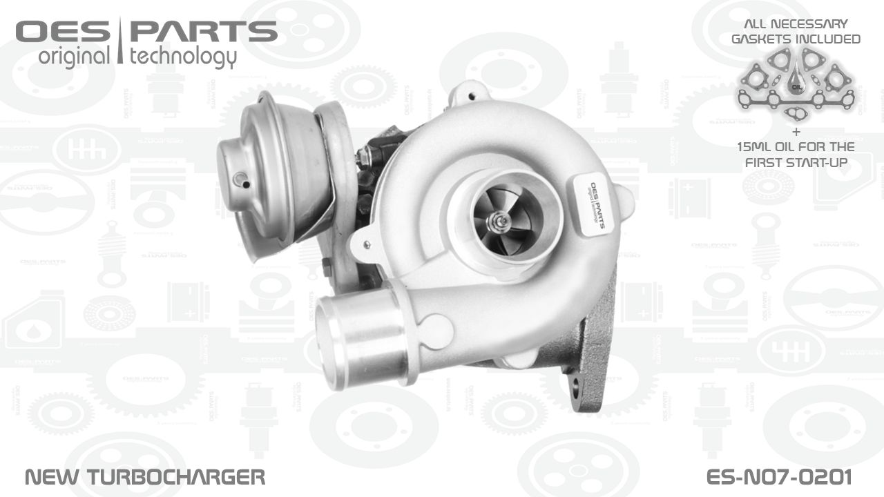 Turbocompresseur, suralimentation OES PARTS ES-N07-0201
