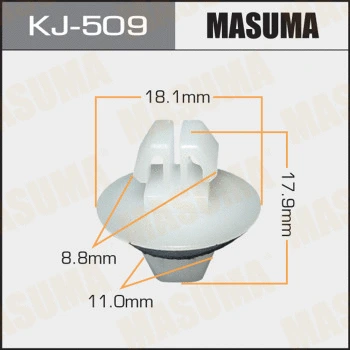 Clip, enjoliveur MASUMA KJ-509