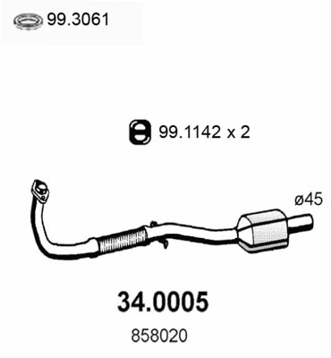 Catalyseur ASSO 34.0005