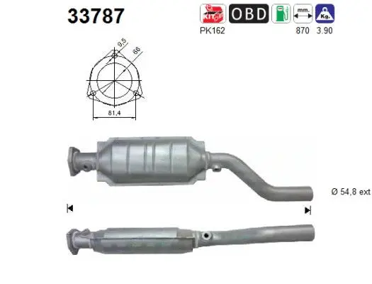 Catalyseur AS 33787