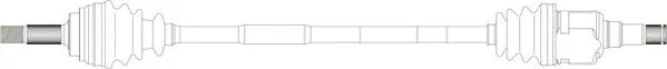 Arbre de transmission GENERAL RICAMBI TY3116