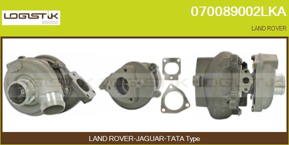 Turbocompresseur, suralimentation LGK 070089002LKA