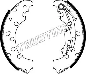 Jeu de mâchoires de frein TRUSTING 034.116