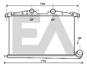 Refroidisseur d'air de suralimentation EACLIMA 36A55005