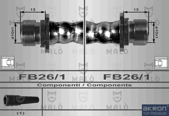 Flexible de frein AKRON-MALÒ 8070