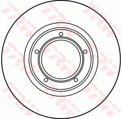 Disque de frein TRW DF1667