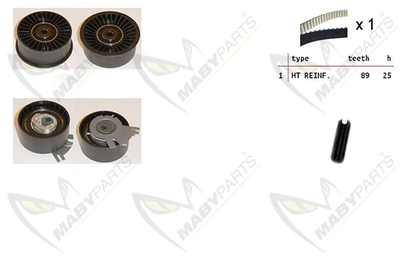 Kit de courroie crantée MABYPARTS OBK010276