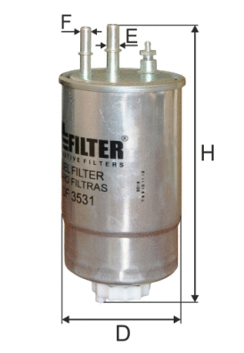 Filtre à carburant MFILTER DF 3531