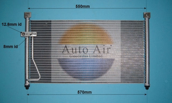 Condenseur, climatisation AUTO AIR GLOUCESTER 16-9784
