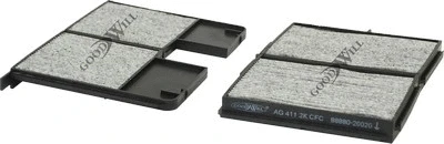 Filtre, air de l'habitacle GOODWILL AG 411 2K CFC