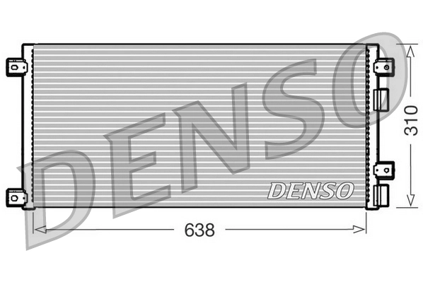 Condenseur, climatisation DENSO DCN12002