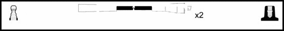 Kit de câbles d'allumage LEMARK HOES398