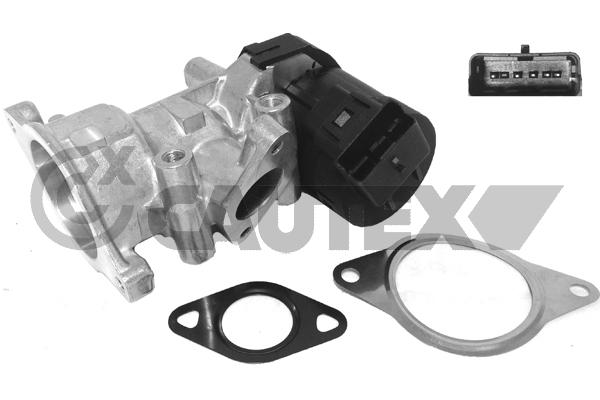 Vanne EGR, commande des gaz d'échappement CAUTEX 960012