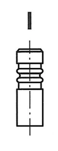 Soupape d'admission SUPSAN Automotive Components V0040502