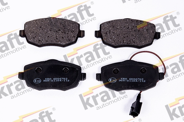 Kit de plaquettes de frein, frein à disque KRAFT AUTOMOTIVE 6006702