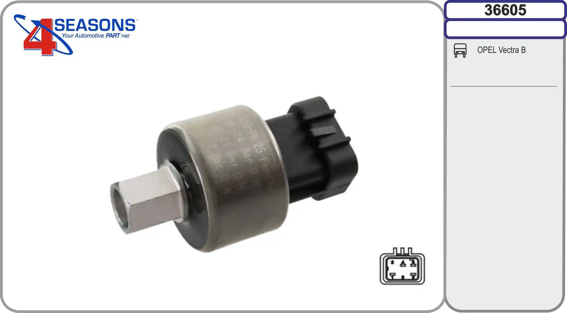 Pressostat, climatisation AHE 36605