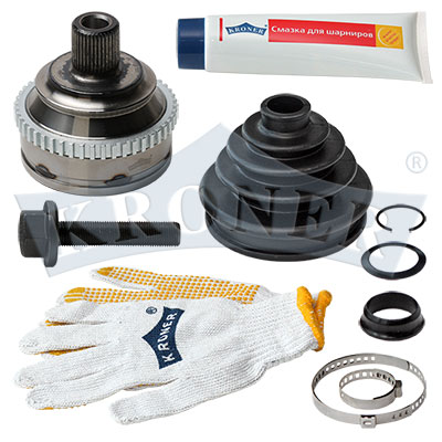 Jeu de joints, arbre de transmission KRONER K101019