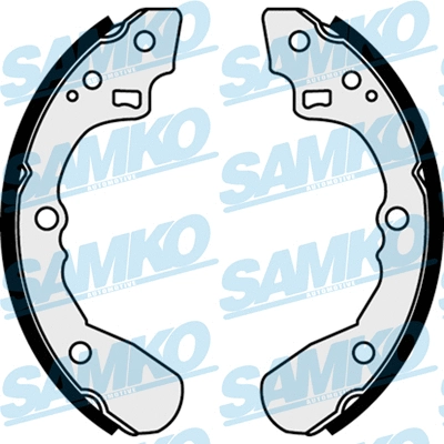 Jeu de mâchoires de frein SAMKO 87440