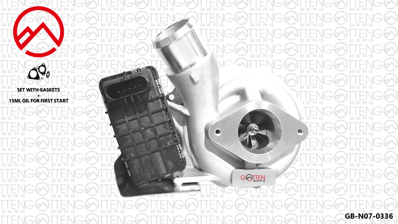 Turbocompresseur, suralimentation OES PARTS GB-N07-0336