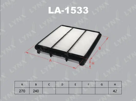 Filtre à air LYNXAUTO LA-1533