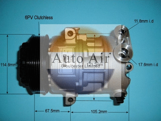 Compresseur, climatisation AUTO AIR GLOUCESTER 14-1447R
