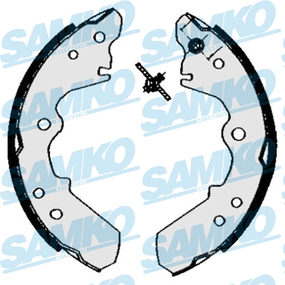 Jeu de mâchoires de frein SAMKO 85520