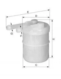 Filtre à carburant UNIFLUX FILTERS XB297