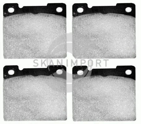Kit de plaquettes de frein, frein à disque SKANIMPORT BB 824
