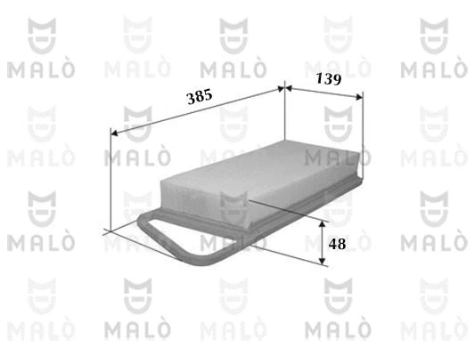 Filtre à air AKRON-MALÒ 1500006